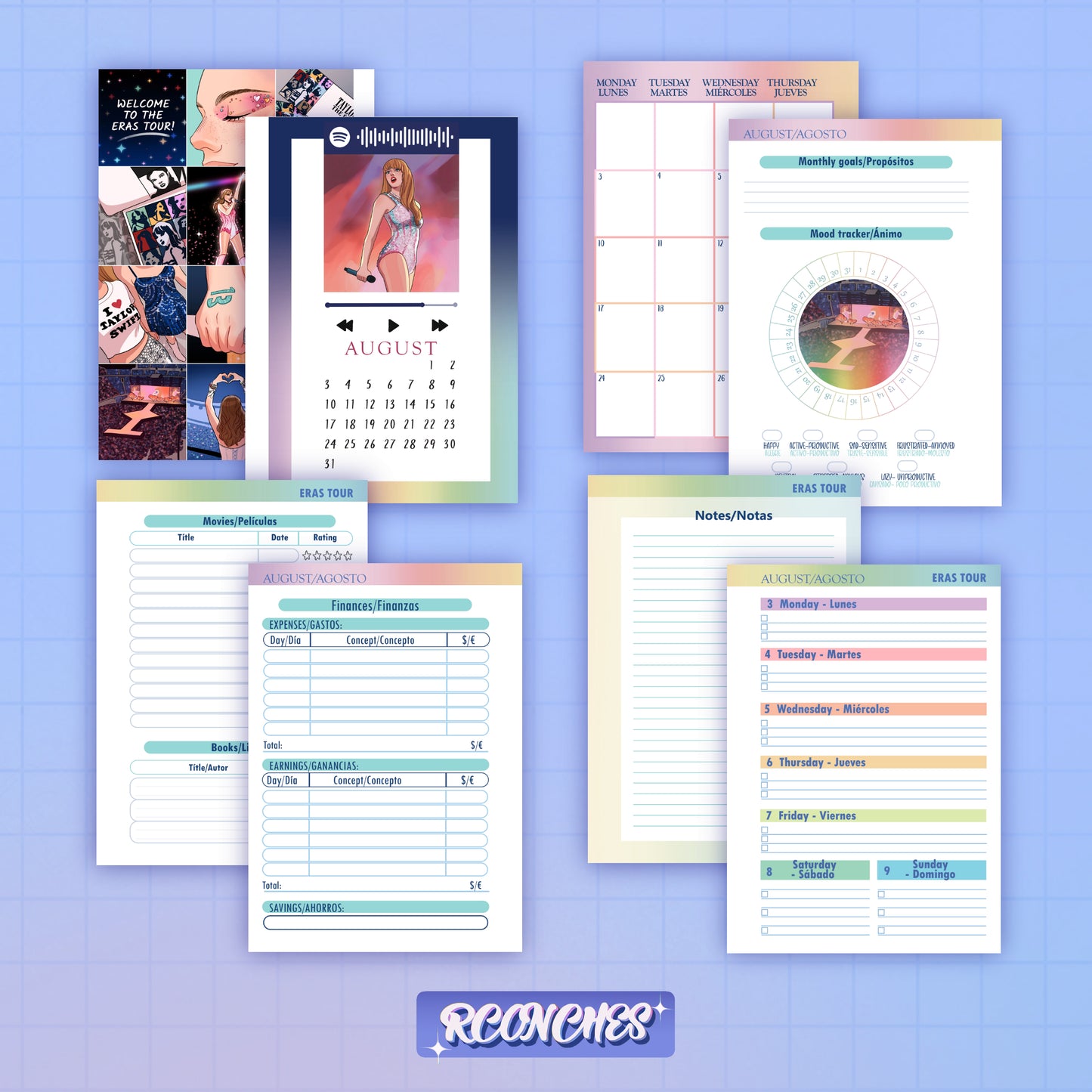 Agenda Swiftie 2025–2026 ¡Preventa!