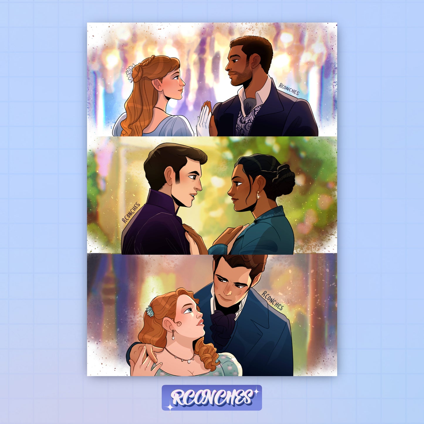 Poster A5 Los Bridgerton