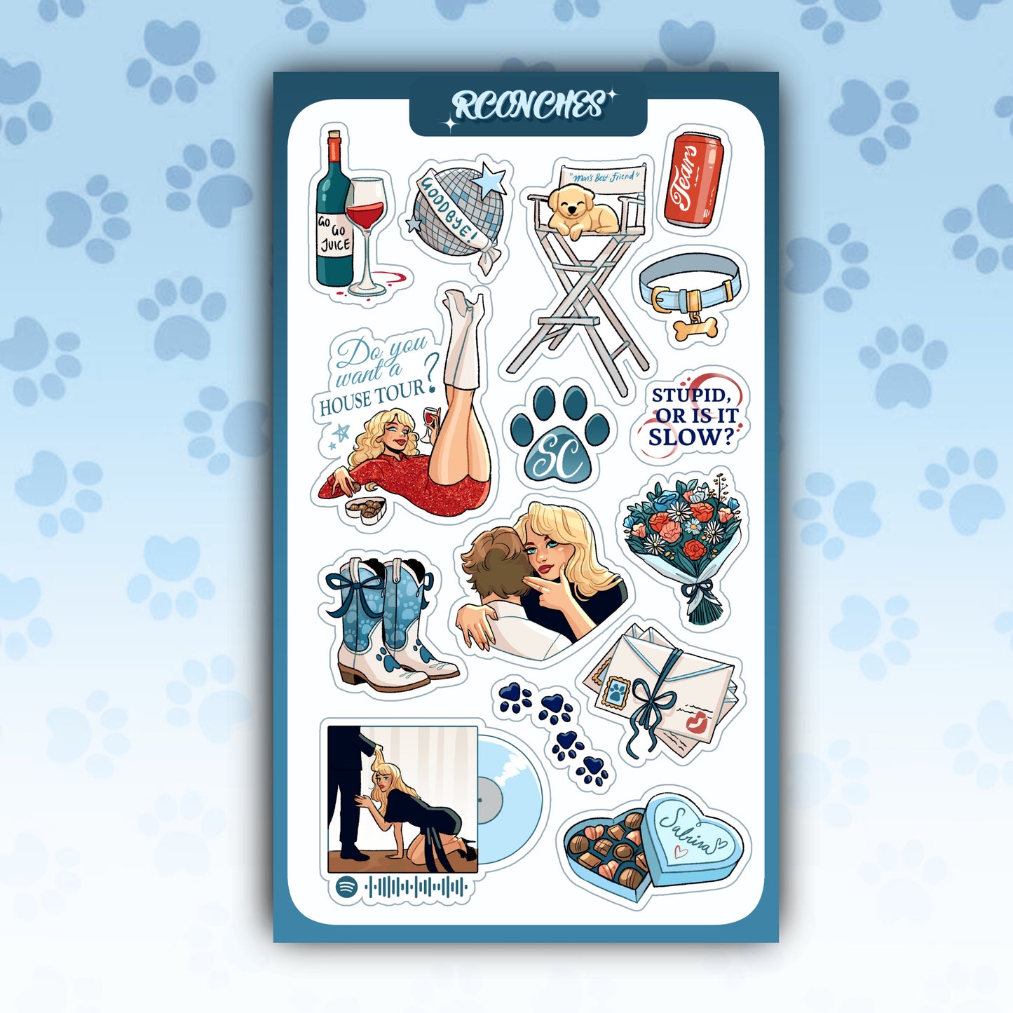 Man's Best Friend Sticker Sheet