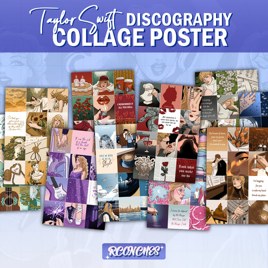 Collages ilustrados de Taylor Swift