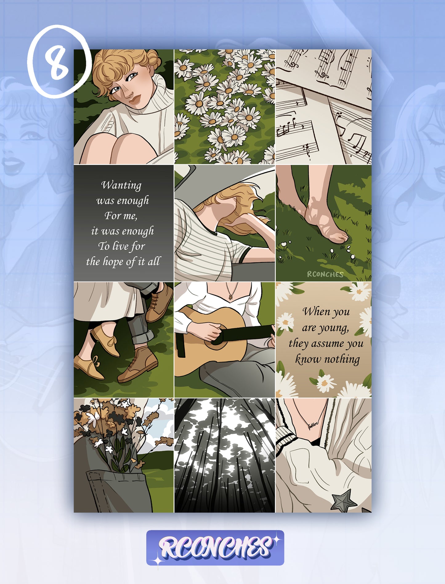 Collages ilustrados de Taylor Swift