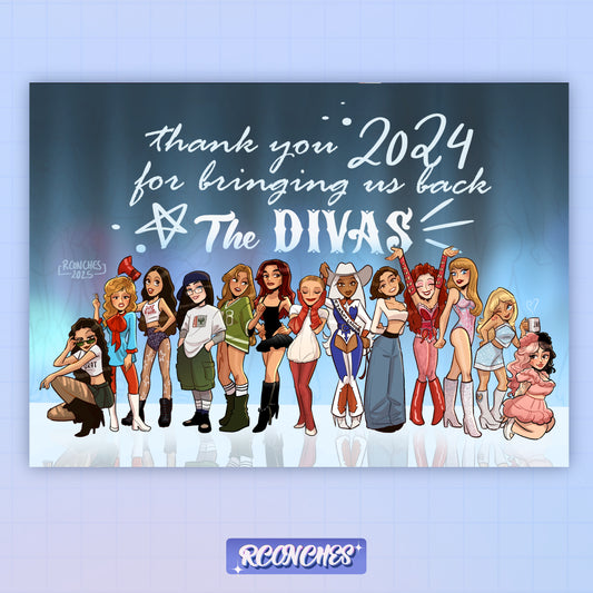 Poster A5 Divas 2024