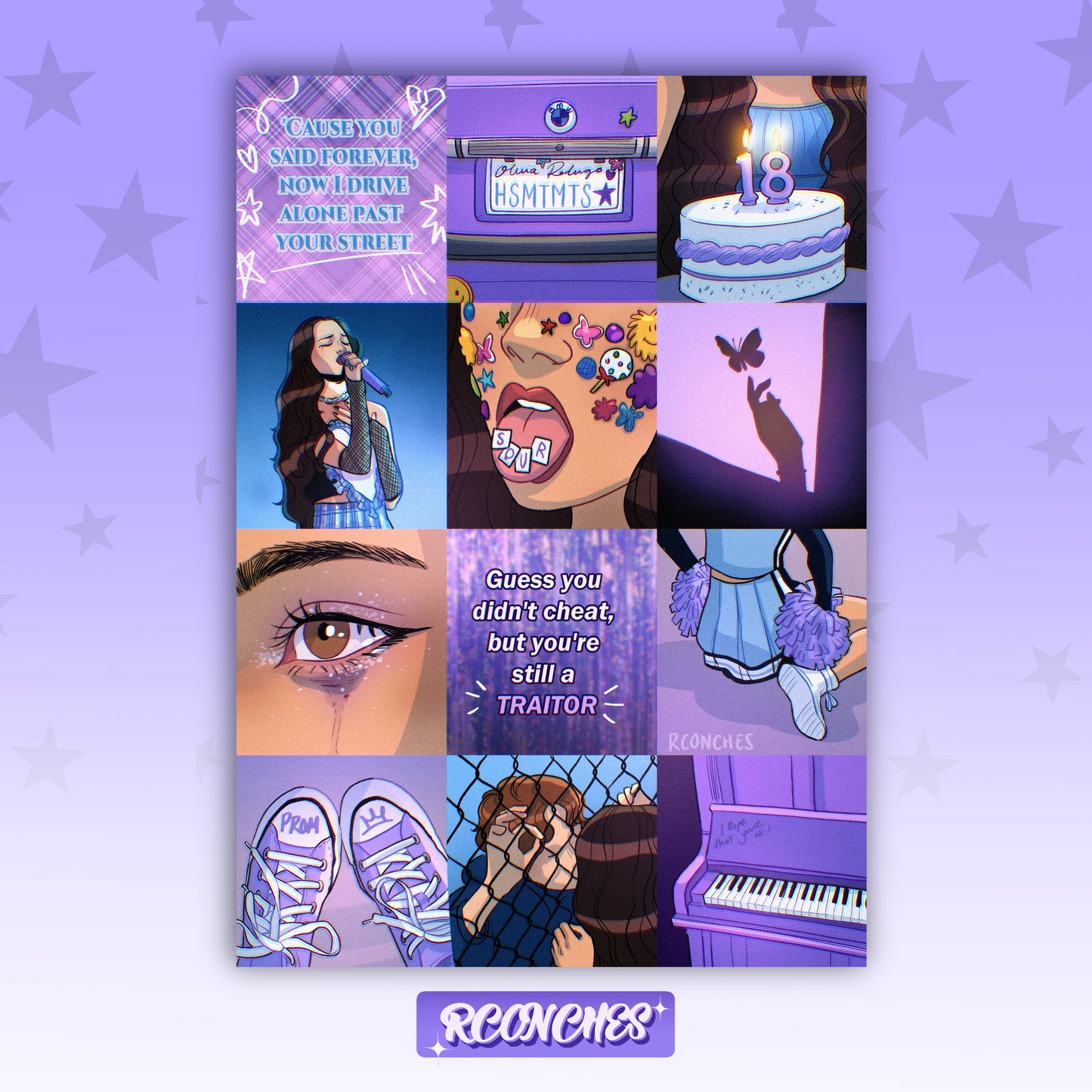 Poster A5 Collage Sour