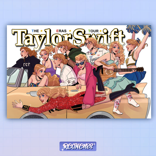 Poster A5 Taylor coche
